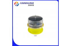 China GPS Sync Solar Warning Light UV Polycarbonate Microprocessor Controlled 20fpm supplier
