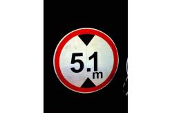 China 10cm-25cm Reflective Tape Road Sign Board For Traffic Safety Warning supplier