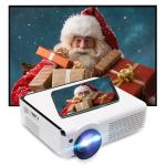 Android WIFI Beamer LCD HD 4K Theater Projector Home Education Business for sale