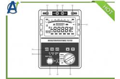 China 5KV 10KV Insulation Resistance Tester With LCD Display Inbuilt Battery supplier