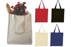 China Large Capacity Canvas Tote Bag , Reusable Cloth Grocery Bags With Handles supplier