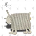 Customised Huggable Baby Comforter Toy Stripe Sheep Sleep Comforter Toy for sale