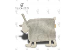 China Customised Huggable Baby Comforter Toy Stripe Sheep Sleep Comforter Toy supplier