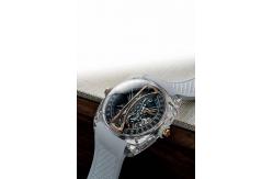 China Custom Optical Glass Sapphire Crystal Watch Case Bezel Parts C-axis supplier