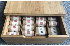 China Bamboo Tabletop Coffee Pod Storage Drawer 8 Compartments Non - Fragile Waterproof supplier