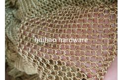 China 1.2MMX10MM Fire Protection Metal Ring Mesh for Partition Wall Fabrication supplier