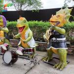 Customized 6Meters Animatronic Dinosaurs Simulation Dinosaur For Exhibitions