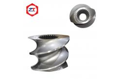 China Plastic Twin Screw Extruder Spare Parts Extruder Screw Barrel Stainless Steel supplier