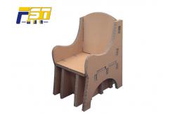 China Convenient Eco Chair Foldable Cardboard Furniture Multifunctional For Chain Stores supplier