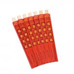 Custom disposable chopsticks round bamboo chop sticks with paper bag or plastic package tableware bag for sale