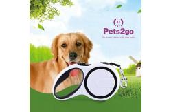 China Size M ABS Nylon 0.24kg Retractable Pet Leash supplier