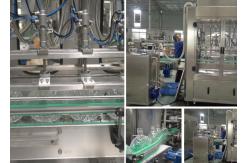 China Negative Pressure Liquid Bottle Filling Machine  0.6-0.8 Mpa Air Pressure supplier