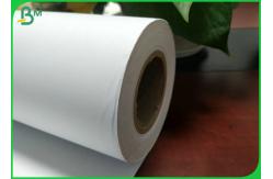China Eco - Friendly 100m 150m High Whiteness CAD Plotter Paper For Inkjet Printing supplier