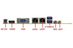 China Industrial Motherboard Thin Mini ITX 2nd 3rd Generation M Intel Processors DDR3 supplier