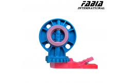 China Low Temperature Soft Seal UPVC Butterfly Valve Industrial Manual Valve supplier