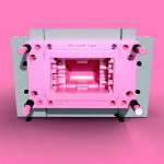Pink Injection Moulding Mould with Easy Cleaning and Optimal Functionality