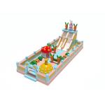 Rabbit Carrot Mushroom Bouncy Inflatable Castle With Slides for sale