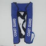 150N Navy Blue Coast Guard Inflatable Life Jacket With 33g CO2 Cylinder for sale