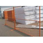 Orange 2400mm Temporary Security Fence Secure Temporary Fencing for sale
