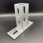 Metal Steel Zinc Plated 40x15.5mm Square Channel Fitting Accessories for sale
