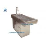 Two Water Outlets Veterinary Operating Table Stainless Steel Disposal Table for sale