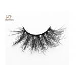 Natural Black Color Fluffy 27MM 5D Volume Lashes for sale