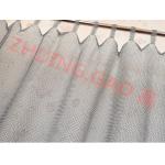 2 M L 1.5 M H Stainless Steel Chainmail Rings Tab Top Wire Mesh Curtains for sale