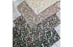 China Floral Chiffon Embroidered Print Sequin Fabric Polyester Glitter supplier