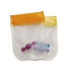 Matte PEVA Medicine Storage Bags , 0.1-0.5mm Zip Lock Food Bags for sale