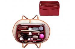 China 3mm Foldable Organizer Insert EN71 Felt Handbag With Zipper supplier