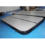 Custom Inflatable Air Track Double Wall Fabric Material Black Sides