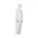 White Blue Surgical Disposable Gown Lightweight Chemical Protective Coveralls for sale