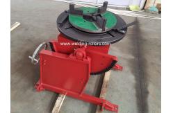 China 300kg Pipe Automatic Welding Positioner Turntable With Hand Control Box supplier