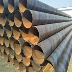 Spiral Steel Oil Pipes Tubing API 5L  220mm OD 8mm 12 Meters Length Q235B for sale