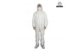 China Disposable Polypropylene SPP Breathable Disposable Protective Coverall for Hygiene supplier