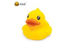 China plastic PVC rubber duck bath toy Waterproof With Squeaky Sound supplier