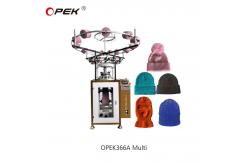 China OPEK 366A Multi New Pattern Weaving Works for Rib Hats Knitting Machine supplier