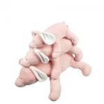 ODM OEM Kids Gifts Custom EN71 Super Soft Animal Pillow Long Ear Lying Rabbit for sale