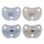 Soft Nipple Newborn Soothie Pacifier With Handle Three Air Holes for sale