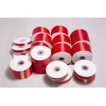 Polyester 0.6cm Double Sided Satin Ribbon For Packing