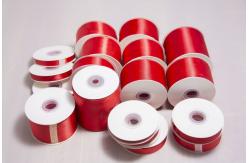 China Polyester 0.6cm Double Sided Satin Ribbon For Packing supplier