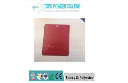 China Red Electrostatic Powder Coating / Pipeline Powder Coating RAL 3027 Texture supplier
