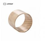 FB090 CuSn8P0.3 Rolled Bronze Sleeve Bearing WB800 BK090 Bronze Bushing With Lubrication Indents for sale