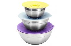 China 4 Pack Reusable Airtight Seal Silicone Suction Lids For Bowls,Pots,Cups supplier