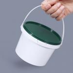 Fast Food Fruit Takeout Container Round Plastic Lunch Boxes with Silk Screen Printing for sale