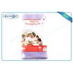 Purple 38GSM-70GSM Disposable PP Spunbond Non Woven Cloth Tablecloths For Outdoor Restaurant / Party  / Wedding for sale