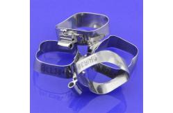 China MFDS Metal Dental Preformed Molar Bands With Roth Buccal Tube Customized supplier