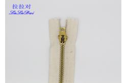 China Auto Slider Textile Shoes Cotton Zipper 4# Length Customized Open Ended Zip supplier