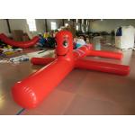 Fur Seal Cartoon Kids Water Inflatables 5 X 1m , Amusement Park airtight obstacles clown Blow Up Pool Toys for sale