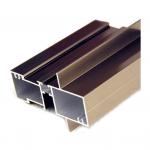 Porcelain Anodized 2.0mm Aluminum Window Profiles Champagne for sale